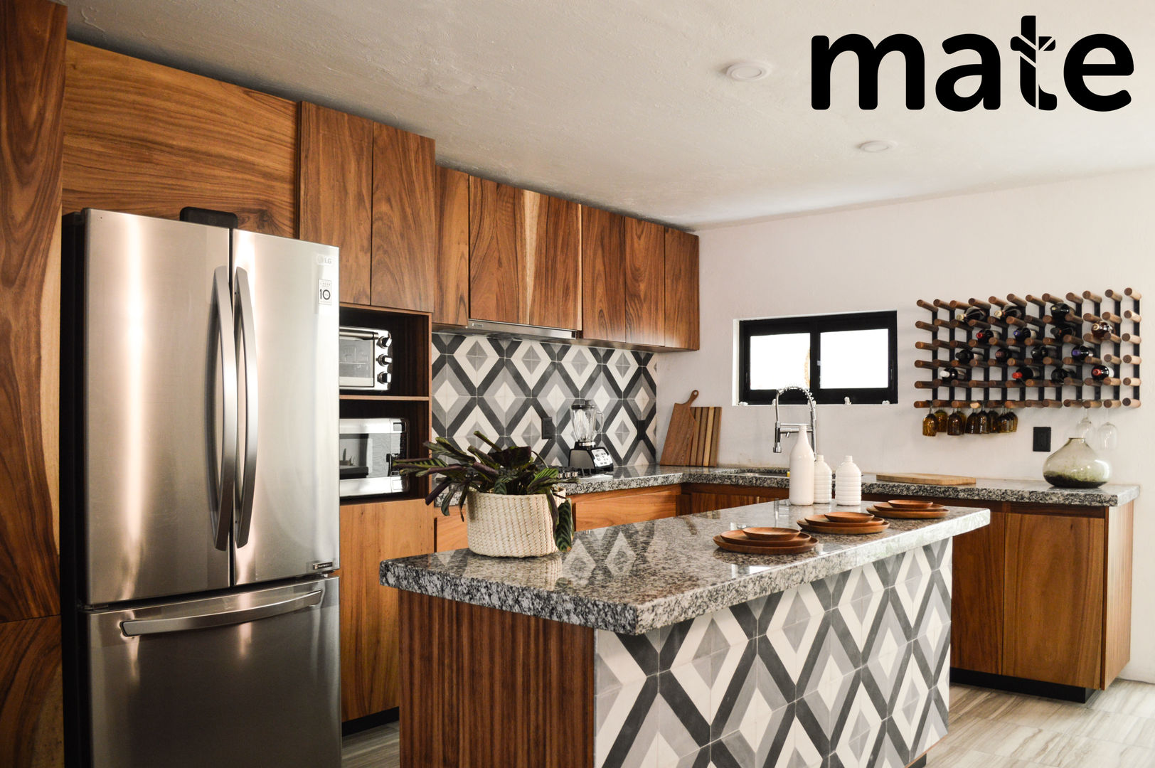 Cocina Centro Histórico , Mate taller Mate taller Built-in kitchens Solid Wood Multicolored