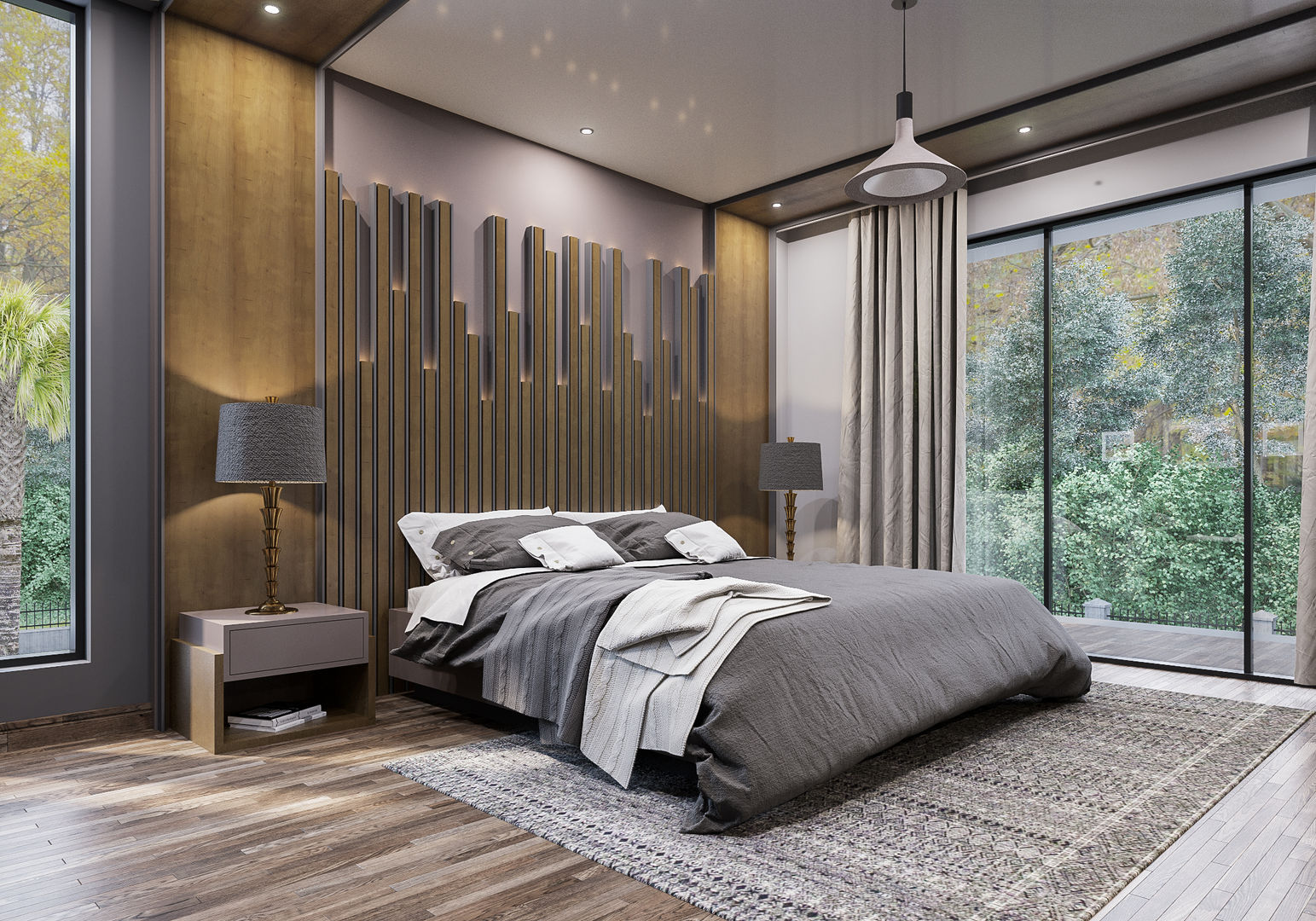 Balıkesir Villa, ANTE MİMARLIK ANTE MİMARLIK Modern style bedroom Beds & headboards