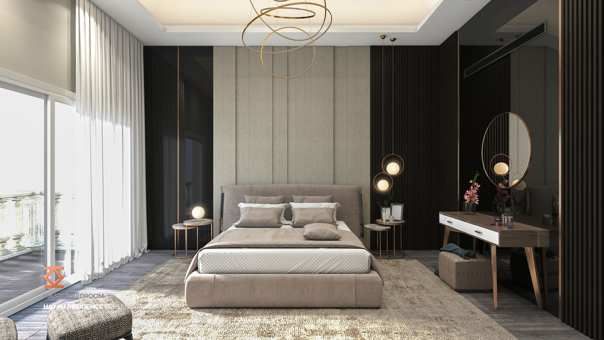 Bed Room ICONIC DESIGN STUDIO Modern style bedroom