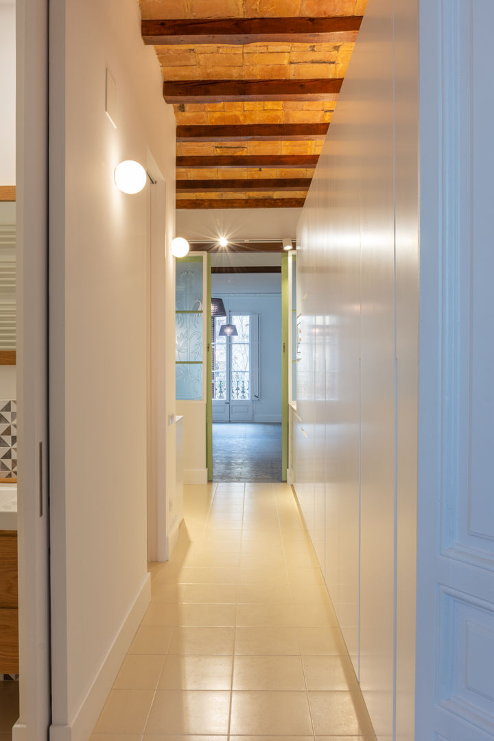 Techos abovedados cerámicos Xmas Arquitectura e Interiorismo para reformas y nueva construcción en Barcelona Pasillos, vestíbulos y escaleras de estilo minimalista