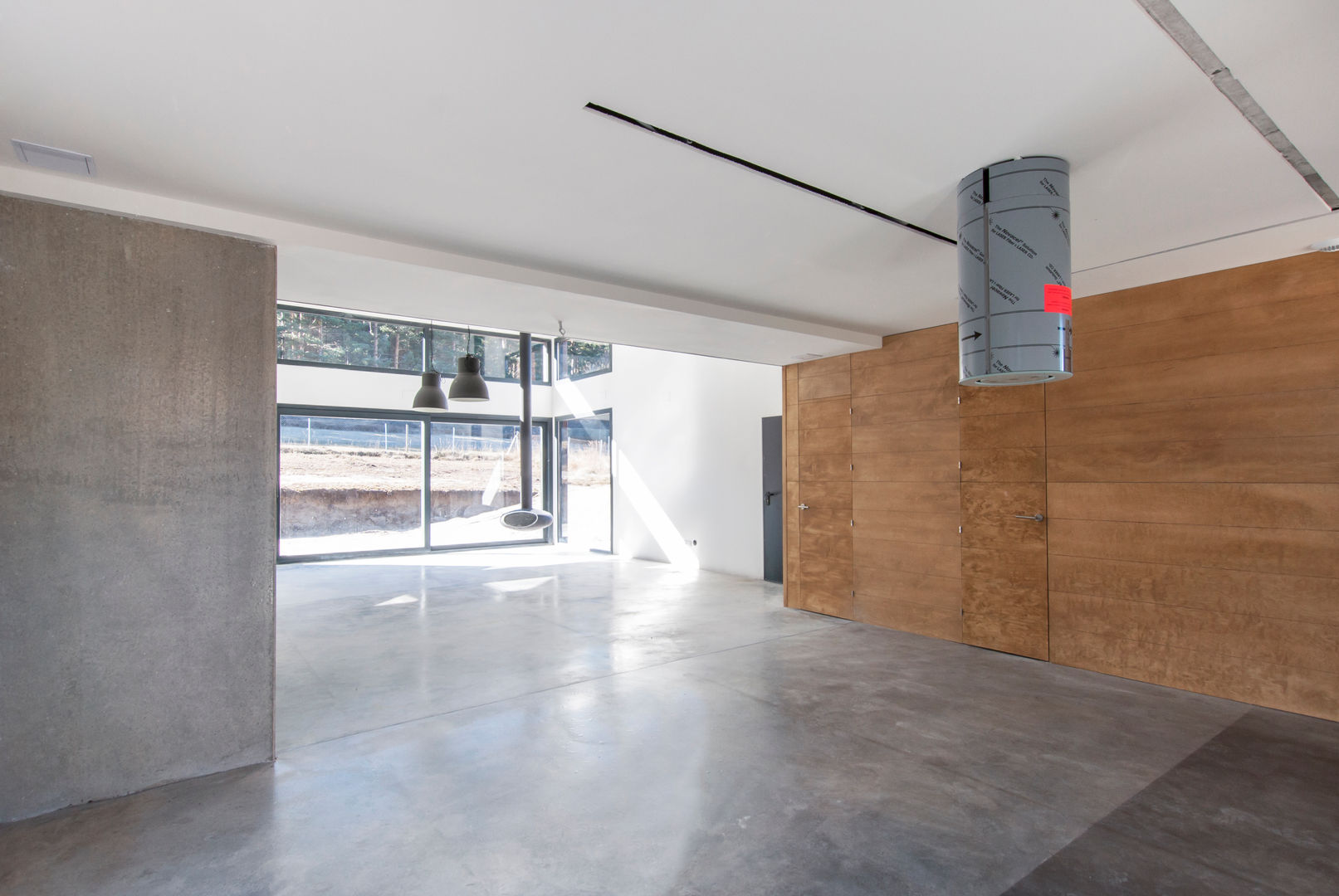 Casa personalizada de estilo rústica en El Espinar, Madrid, MODULAR HOME MODULAR HOME Cucina attrezzata Cemento