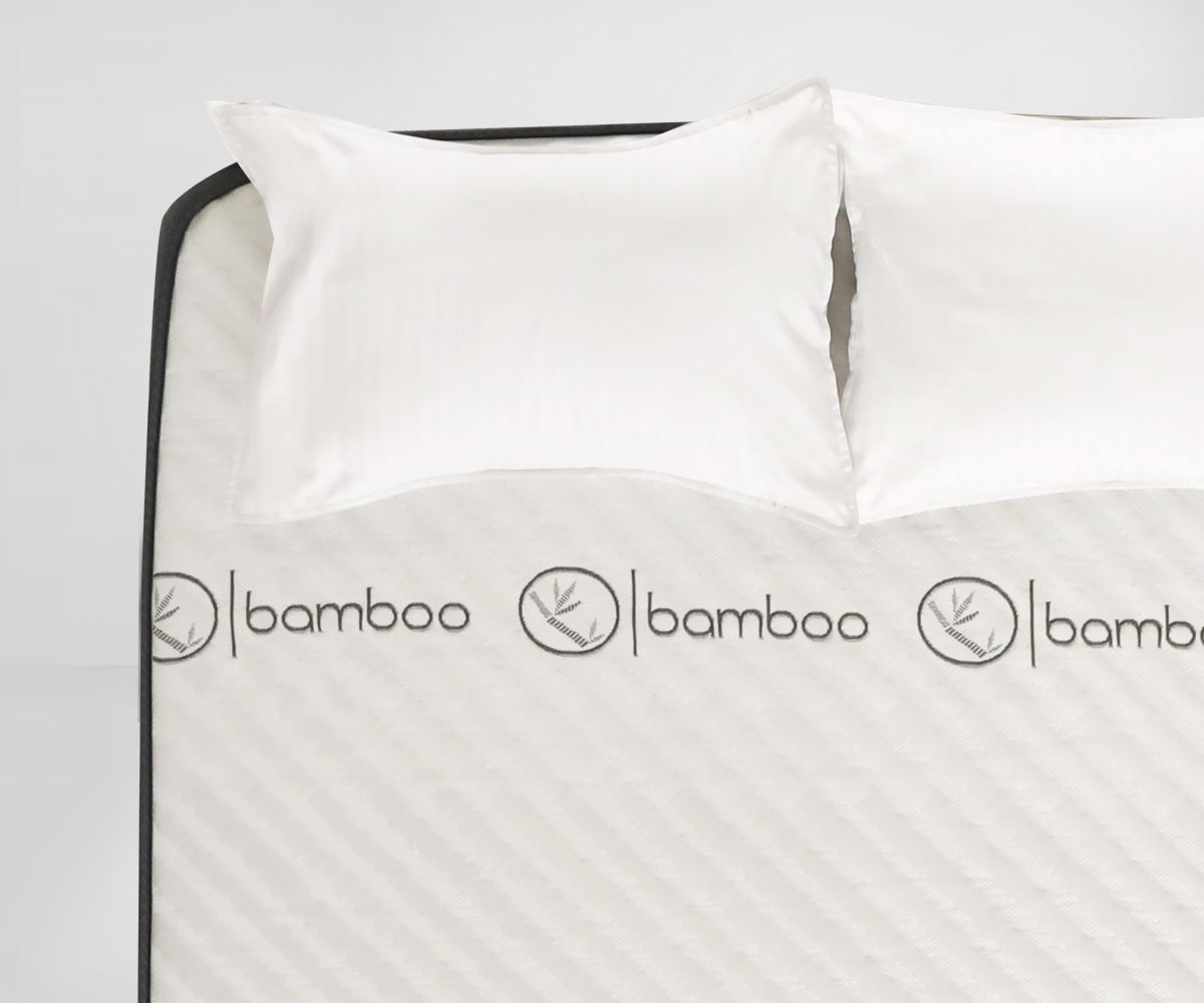 Umibed by moblum, el colchón en caja con tela de bambú, moblum moblum Chambre moderne Bambou Vert Lits & têtes de lit