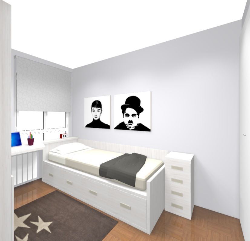 Habitación Infantil , Metrocuadrado, diseño de interiores Metrocuadrado, diseño de interiores Kız çocuk yatak odası Sunta