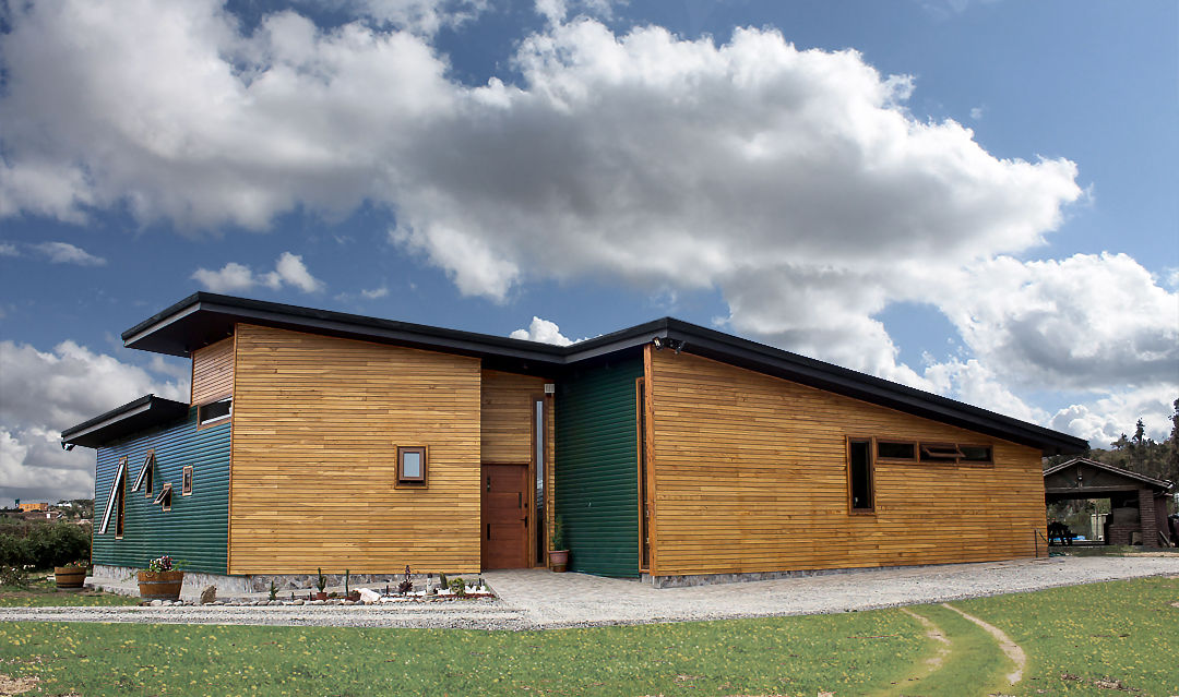 Casa Palote, Limache, Intermedio Arquitectos Intermedio Arquitectos Portes en bois