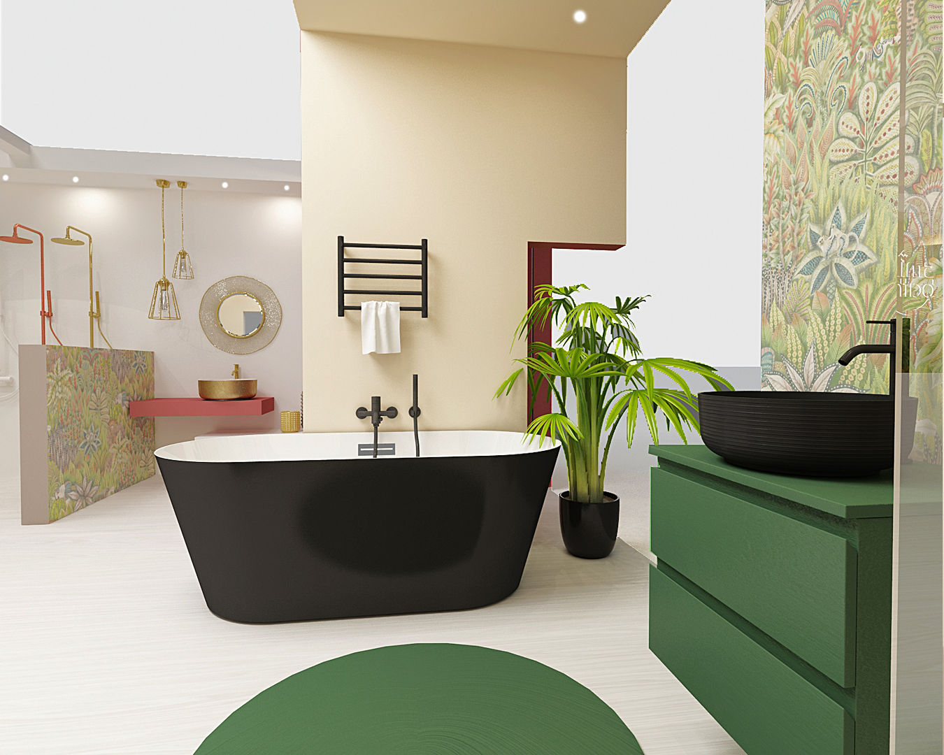 Ambiente 1 - Natura Smile Bath S.A. Casas de banho modernas