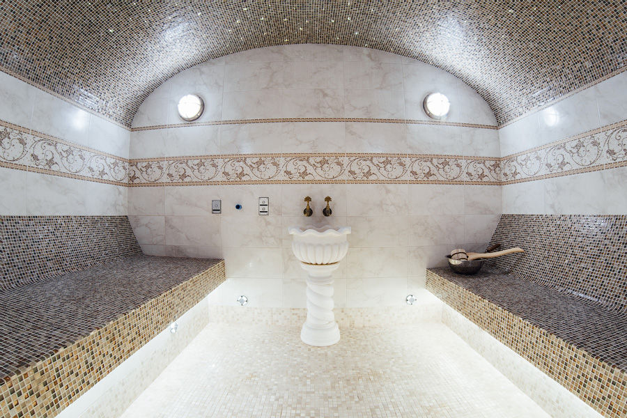 Q Sitesi Buhar Odası İşleri Çilek Spa Design Hamam Seramik buhar jeneratör,steam,fin hamamı,fin banyosu