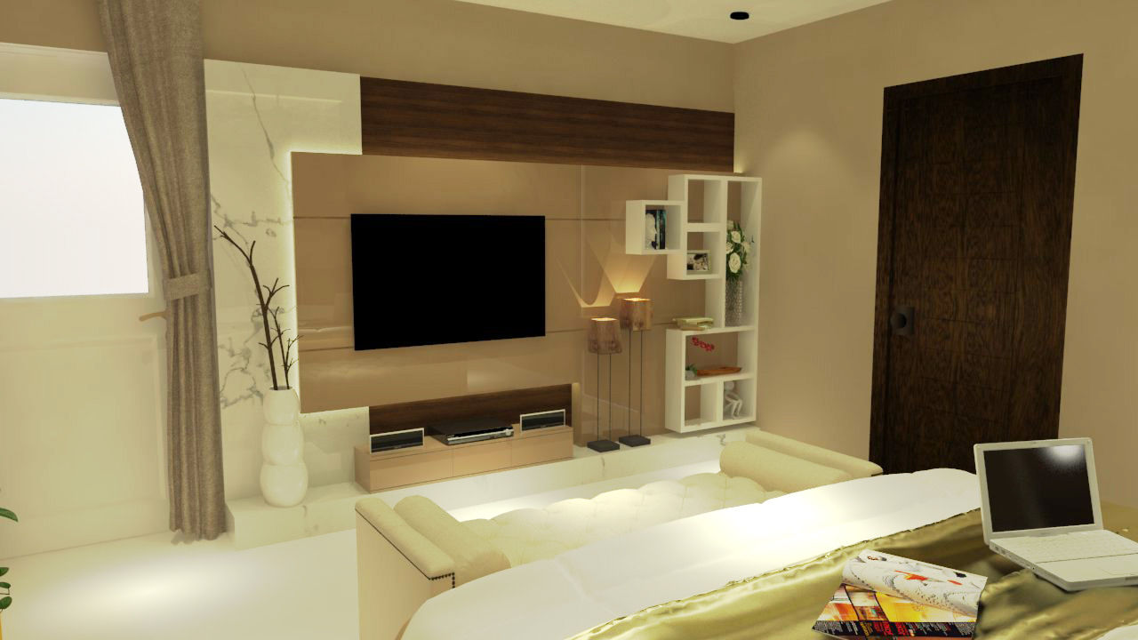 Residence (Interior Project), Inaraa Designs Inaraa Designs Nowoczesna sypialnia Akcesoria i dekoracje