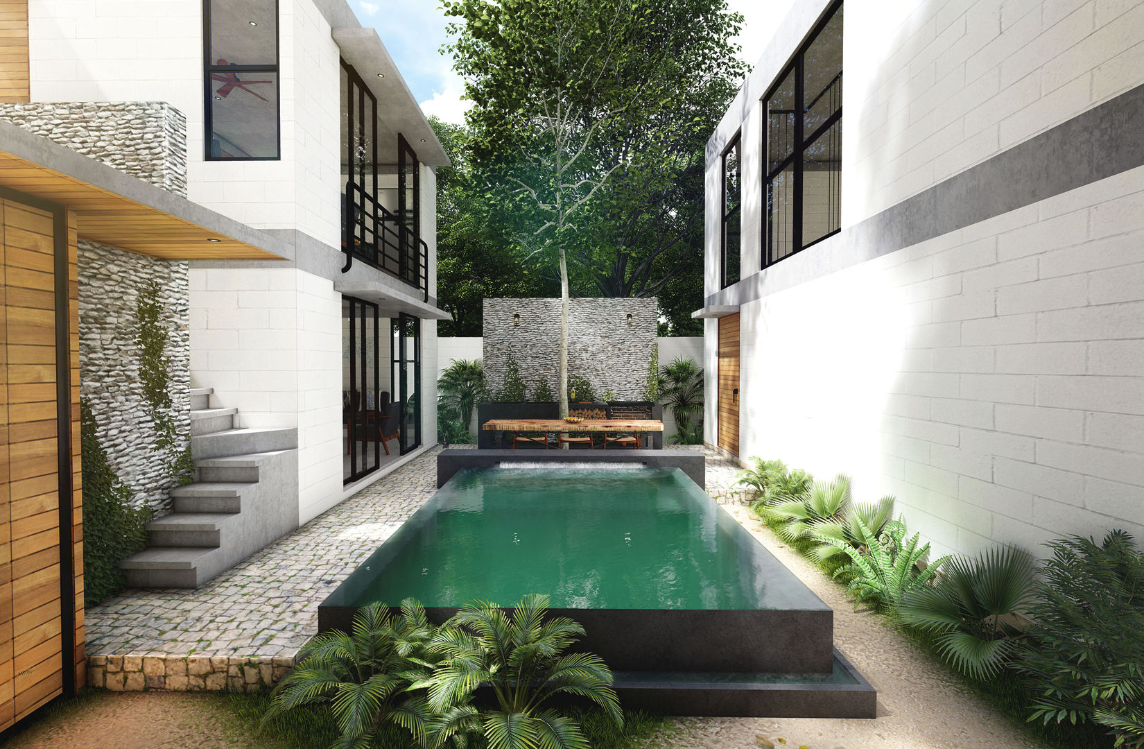 homify Infinity pool Beton