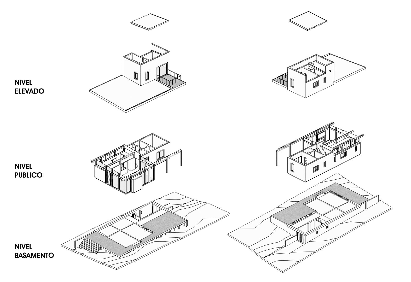 Casa Mar de las Pampas, CRF Arquitectos CRF Arquitectos منازل