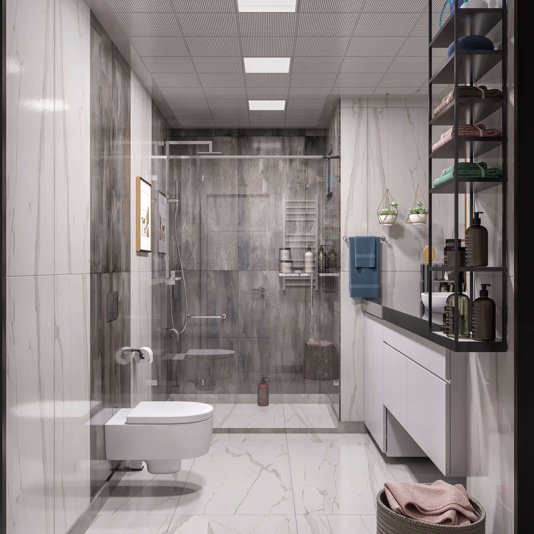 A. Y . Konakları, ANTE MİMARLIK ANTE MİMARLIK Ванная комната в стиле модерн