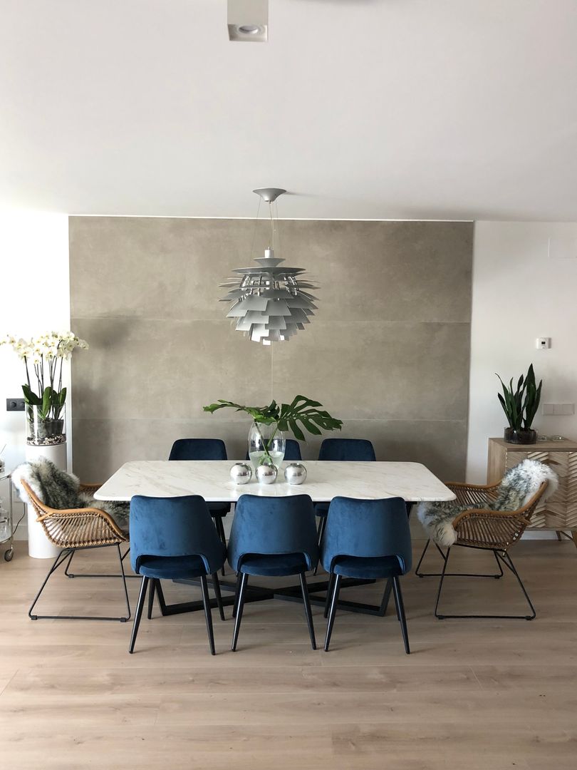 mesa de comedor. Decorando tu espacio - interiorismo y reforma integral en Madrid. Salas modernas