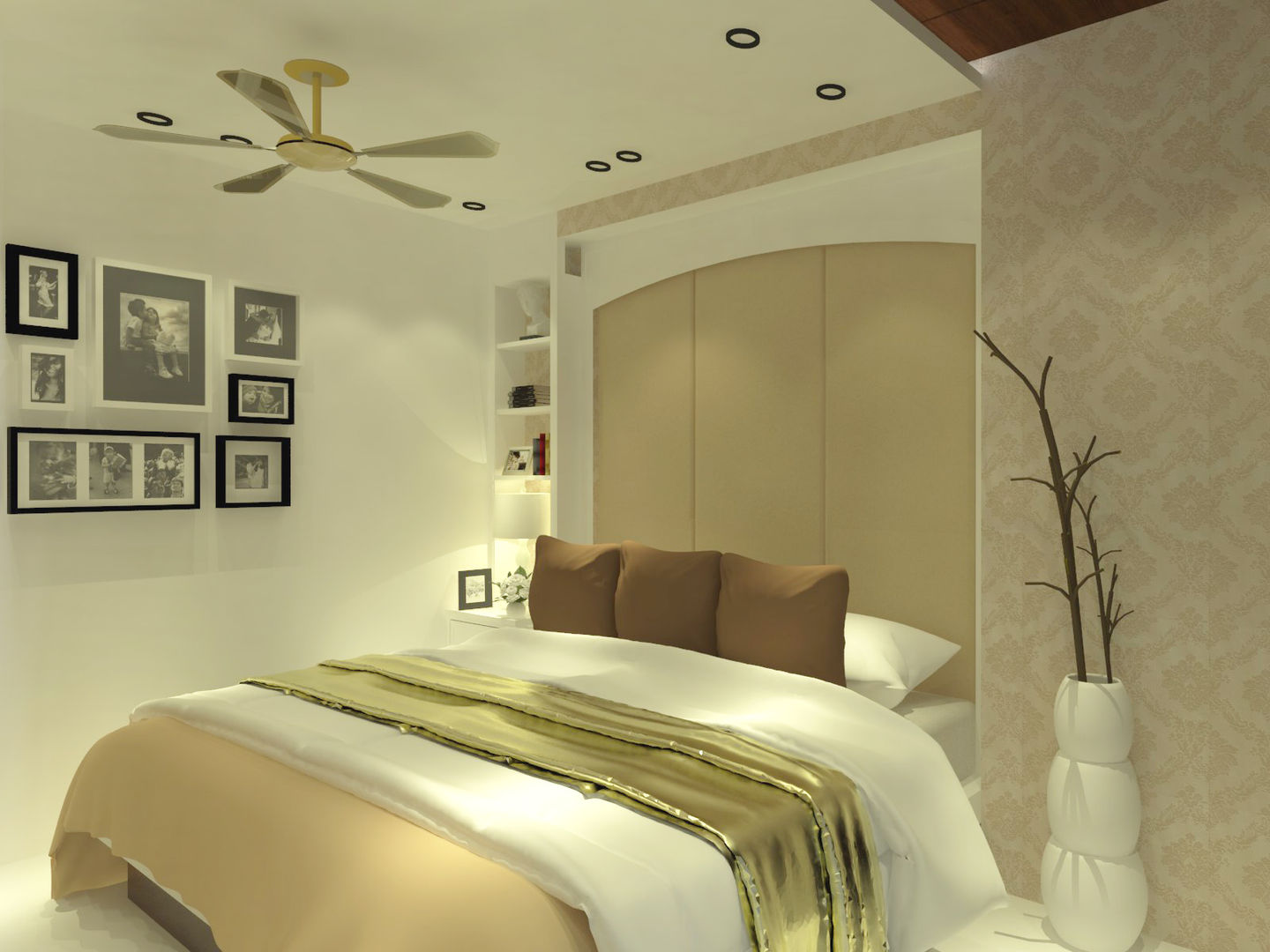 Daughter's Bedroom Inaraa Designs Modern style bedroom