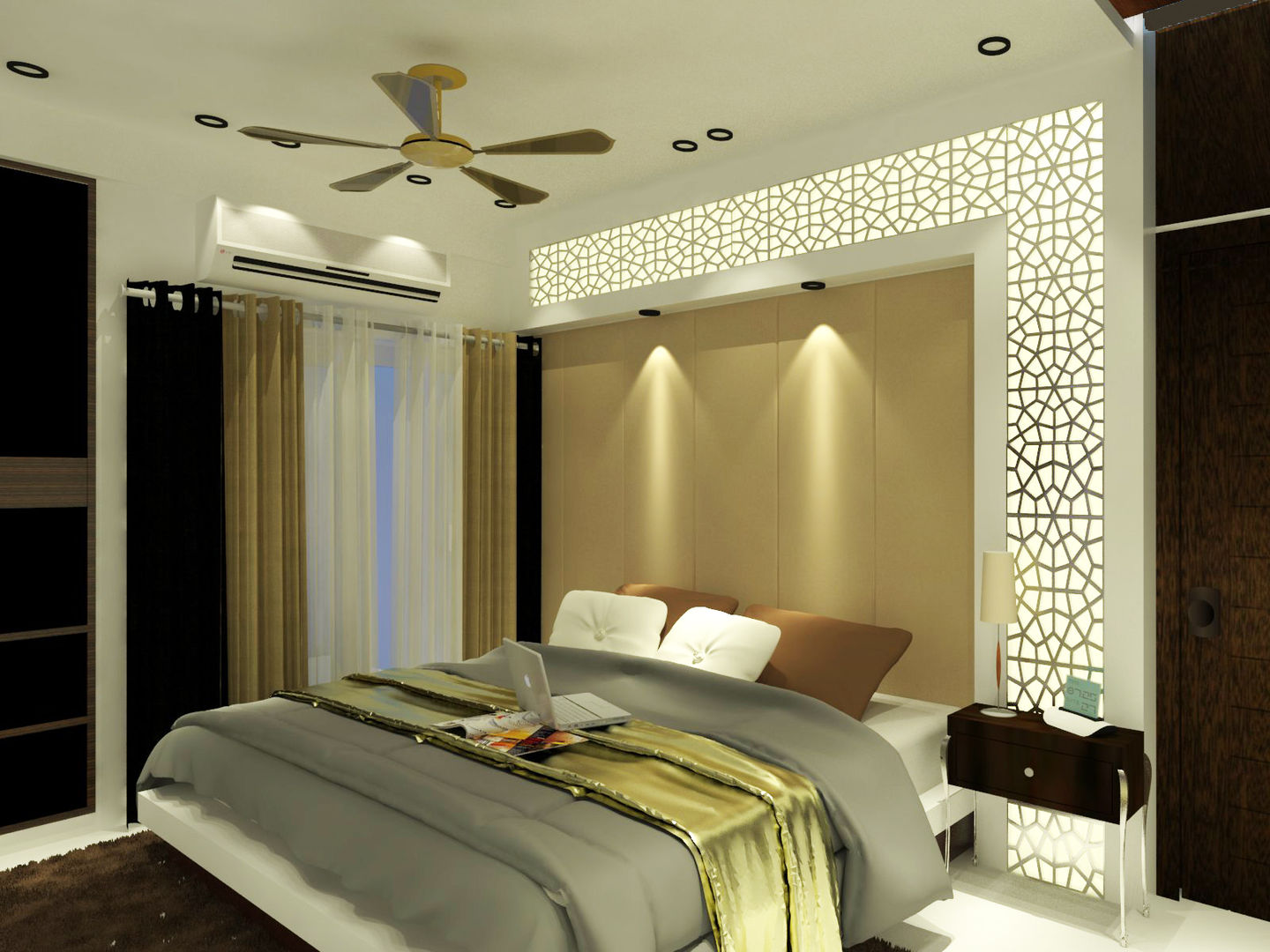 Apartment Interiors, Inaraa Designs Inaraa Designs Habitaciones modernas