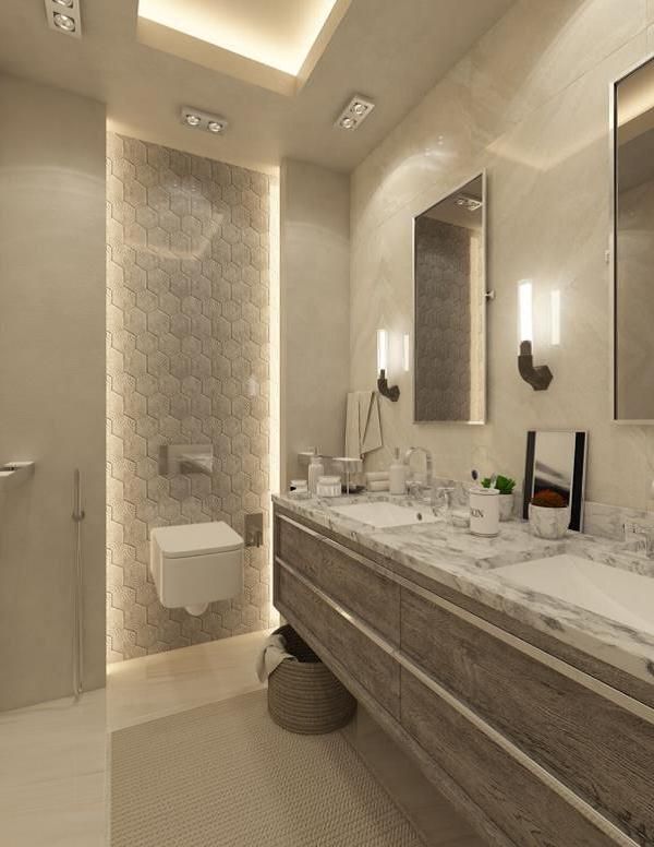 فيلا فى مدينه الشروق, lifestyle_interiordesign lifestyle_interiordesign Modern style bathrooms