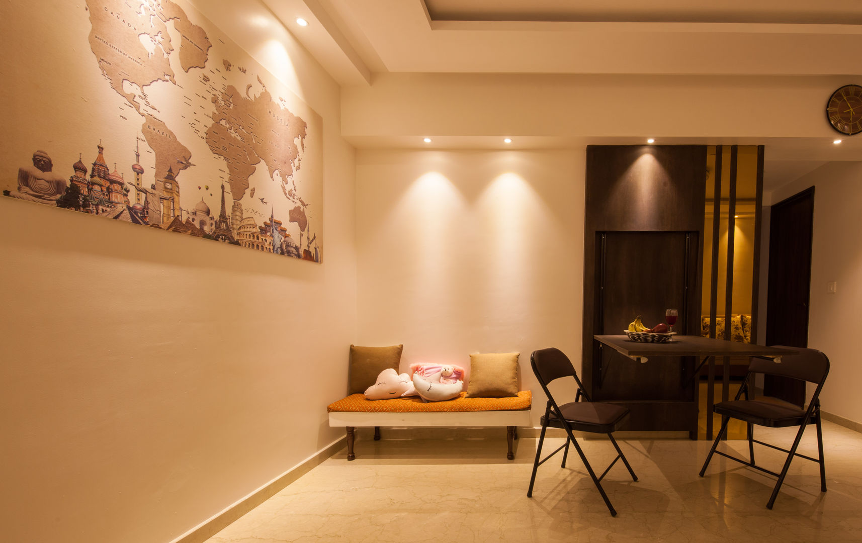 1 BHK residence., Sagar Shah Architects Sagar Shah Architects Salas de jantar minimalistas