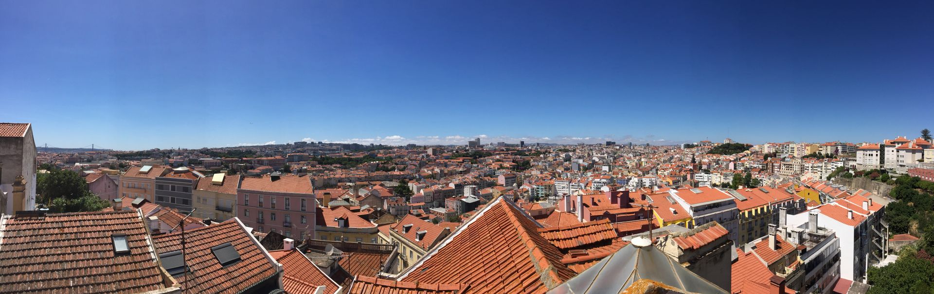 Vista da sala de estar sobre a cidade de Lisboa Lisbon Heritage Varandas vista