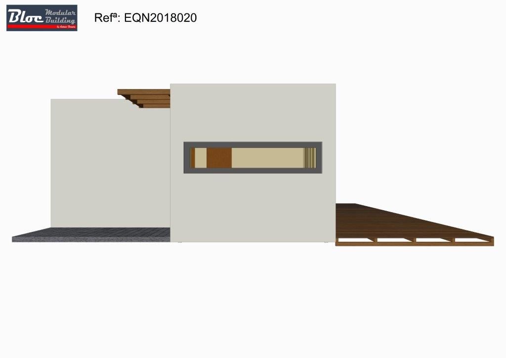 Casa Modular modelo BLOC LINEA T2 de 54 m2 , BLOC - Casas Modulares BLOC - Casas Modulares