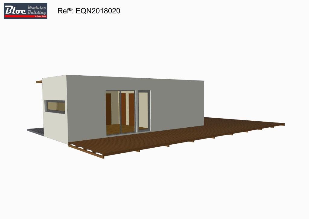 Casa Modular modelo BLOC LINEA T2 de 54 m2 , BLOC - Casas Modulares BLOC - Casas Modulares