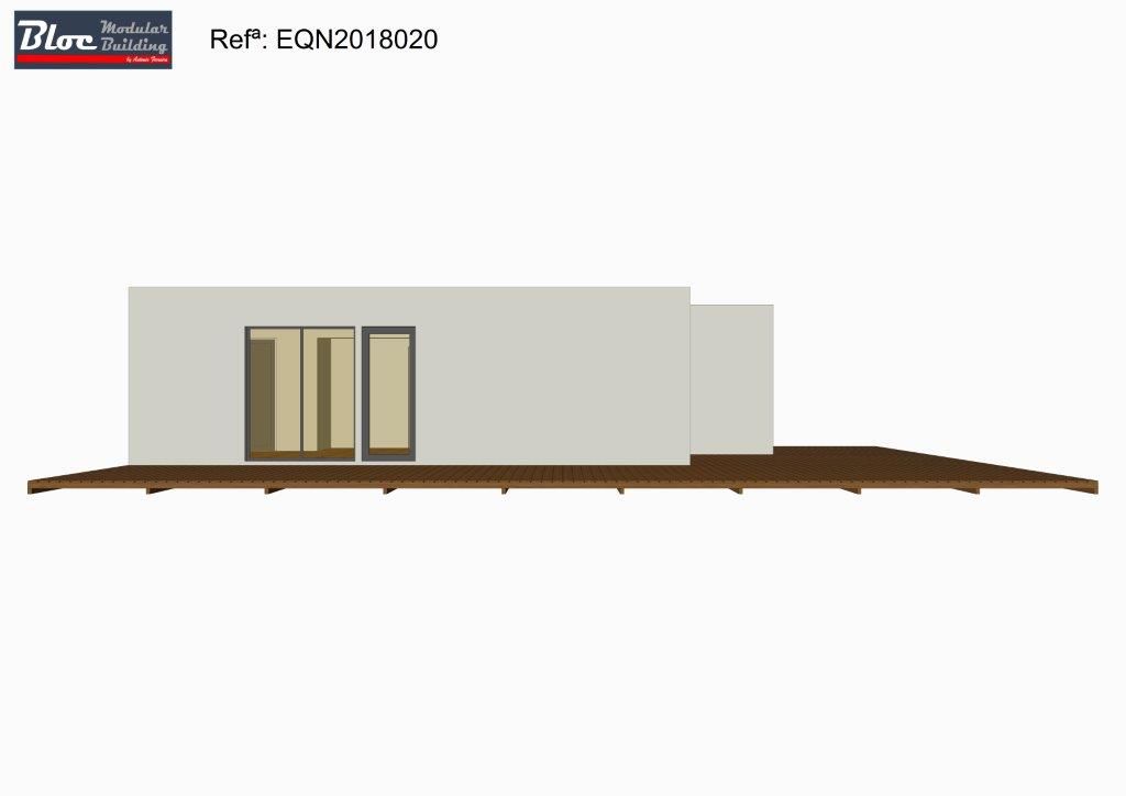 Casa Modular modelo BLOC LINEA T2 de 54 m2 , BLOC - Casas Modulares BLOC - Casas Modulares