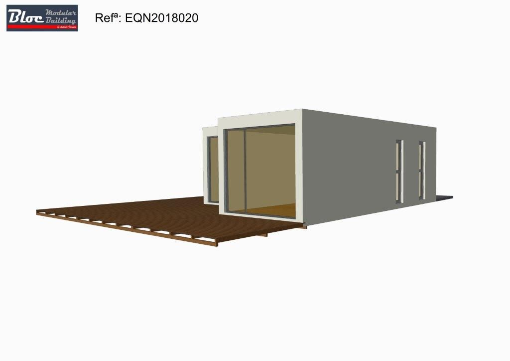 Casa Modular modelo BLOC LINEA T2 de 54 m2 , BLOC - Casas Modulares BLOC - Casas Modulares