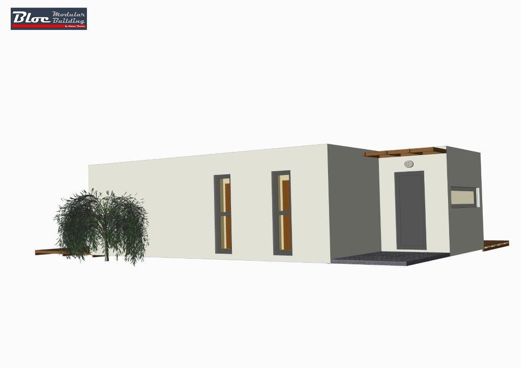 Casa Modular modelo BLOC LINEA T2 de 54 m2 , BLOC - Casas Modulares BLOC - Casas Modulares Casa Modulares, Bungalows, Casas Flutuantes, Moradias