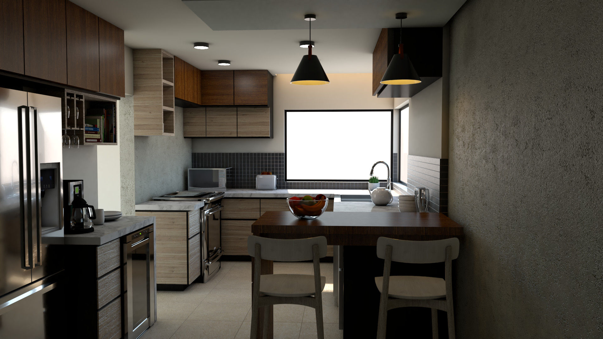 Remodelación de Cocina., Miguel Mayorga Miguel Mayorga ห้องครัวขนาดเล็ก