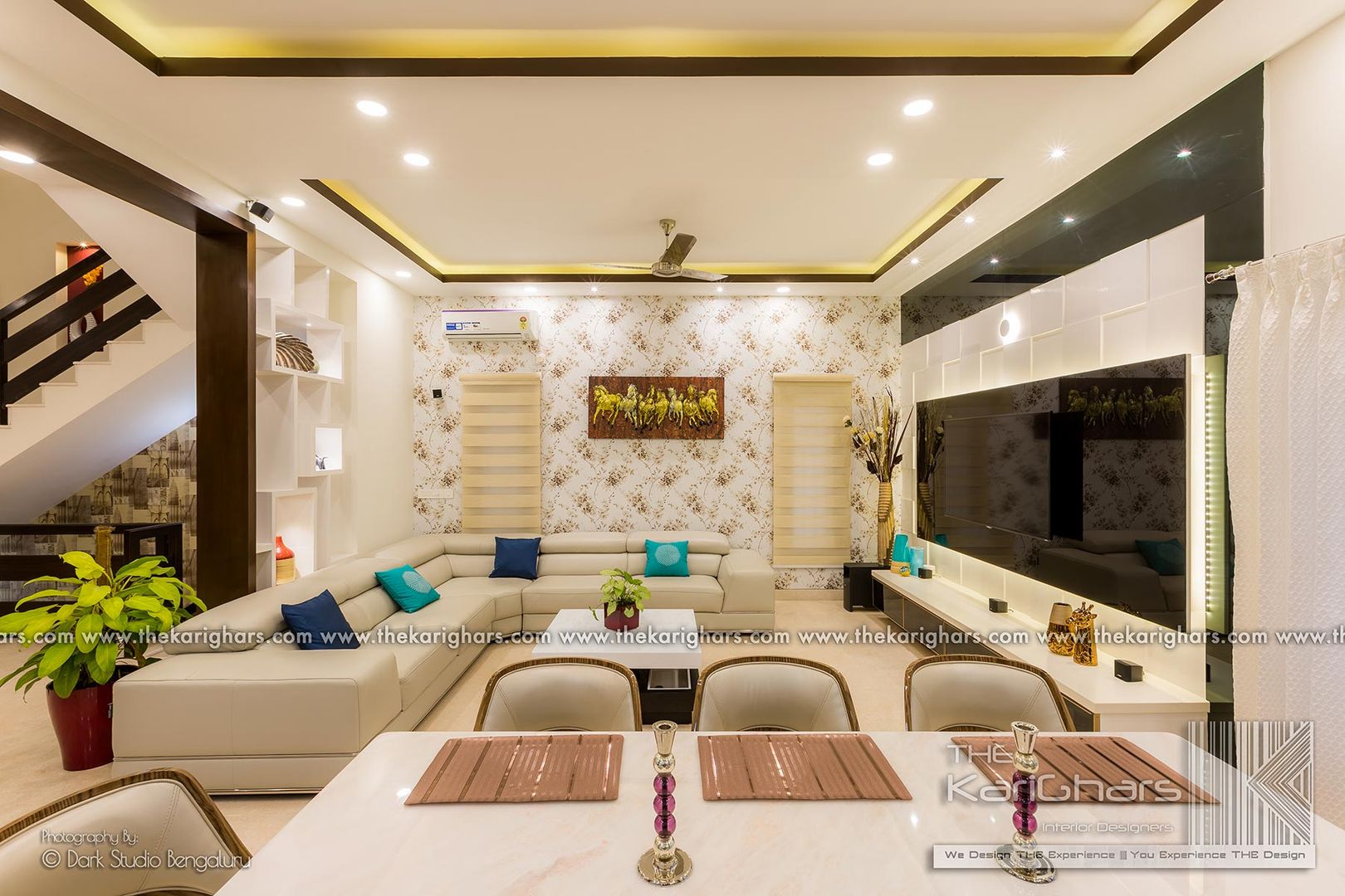 Living room designs, The KariGhars The KariGhars Salas de estar modernas