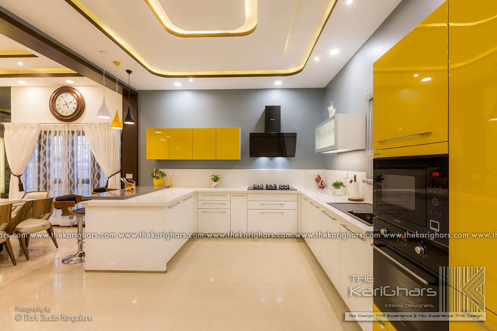 Kitchen Designs , The KariGhars The KariGhars مطبخ ذو قطع مدمجة