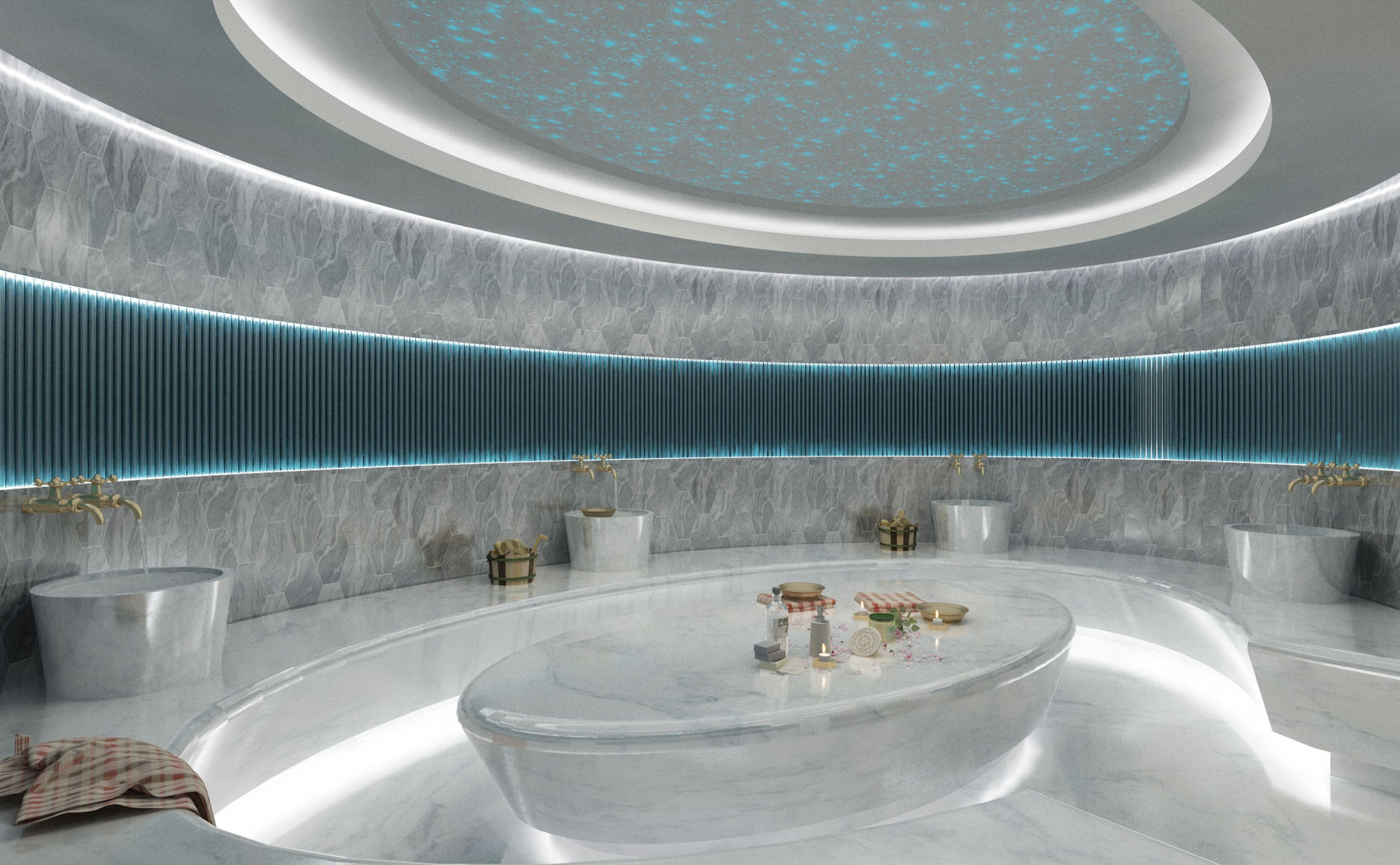 Ice Room / Lake House Sia Moore Archıtecture Interıor Desıgn ساونا رخام sia moore,turnkey project,fitout contractor,architectural,designer,design,luxury design,turkish bath,best design,perfect