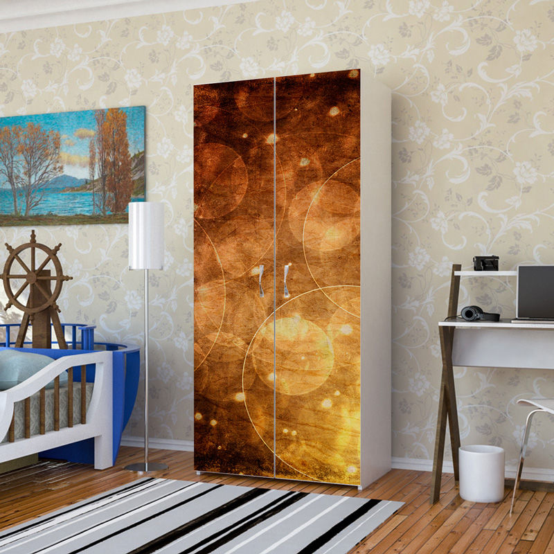 UV Baskılı iki kapaklı gardırop, Candy Mobilyam Candy Mobilyam Modern style bedroom Wood-Plastic Composite Wardrobes & closets