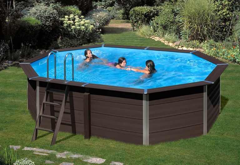 Comprar piscinas desmontables en Barcelona, Outlet Piscinas Outlet Piscinas Garden Pool Wood Wood effect