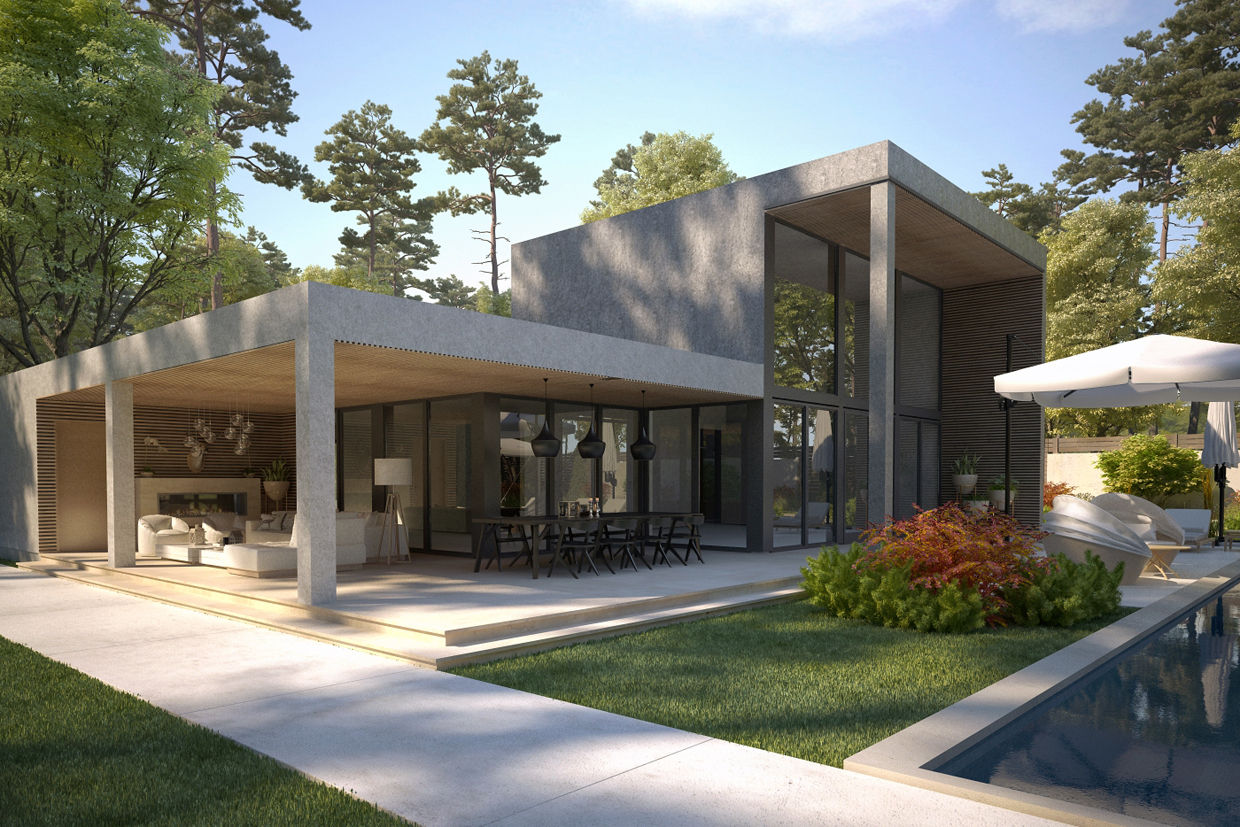 Architectural Project / Kaş Villa Sia Moore Archıtecture Interıor Desıgn Villas Concrete architecture design,consultancy firms