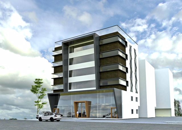 Gachibowli commercial building, Design Cell Int Design Cell Int Ticari alanlar Metal Oteller