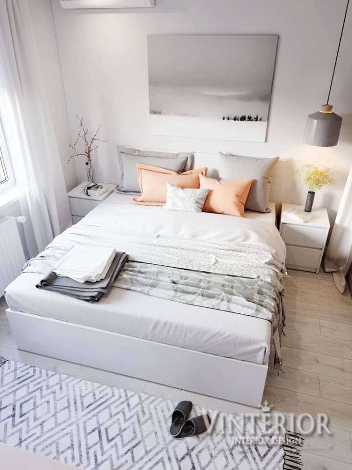 Lemonde housign complexe, Vinterior - дизайн интерьера Vinterior - дизайн интерьера Camera da letto in stile scandinavo