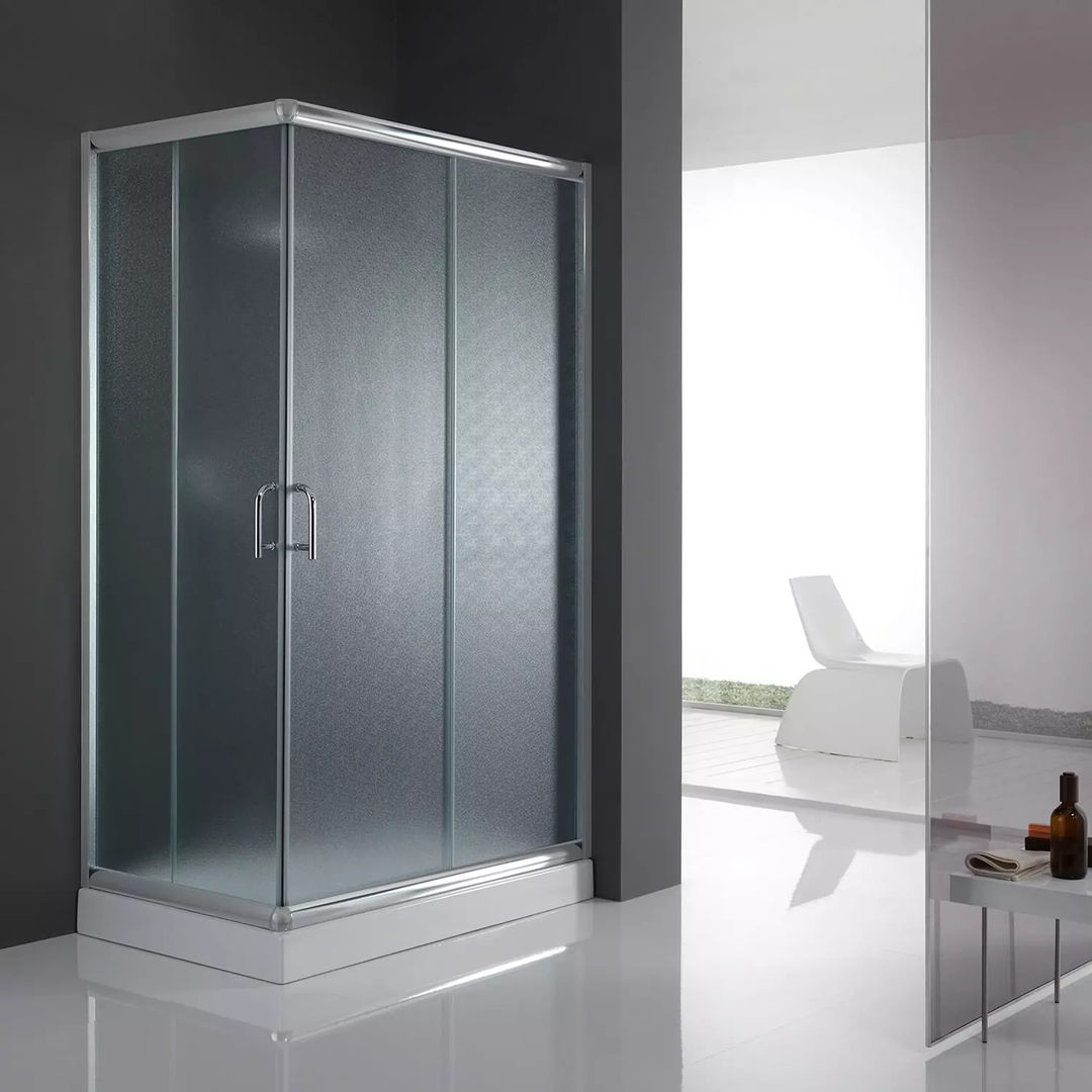 Box Doccia Angolari, GiordanoShop GiordanoShop Modern style bathrooms Glass Bathtubs & showers