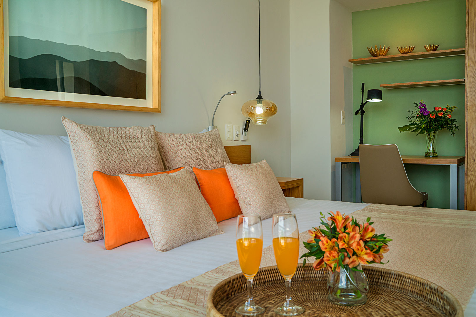Opal Suites, Playa del Carmen, Andrea Loya Andrea Loya Tropical style bedroom