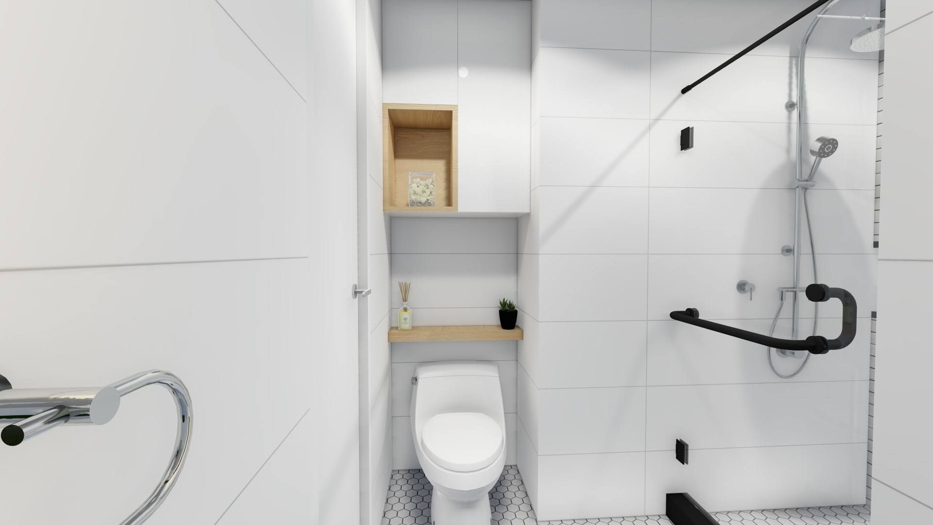 Structura Architects Modern style bathrooms