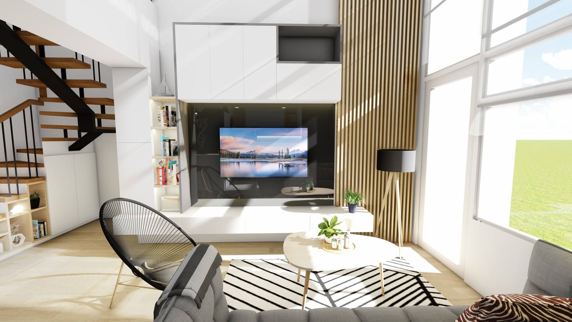 Structura Architects Modern Living Room