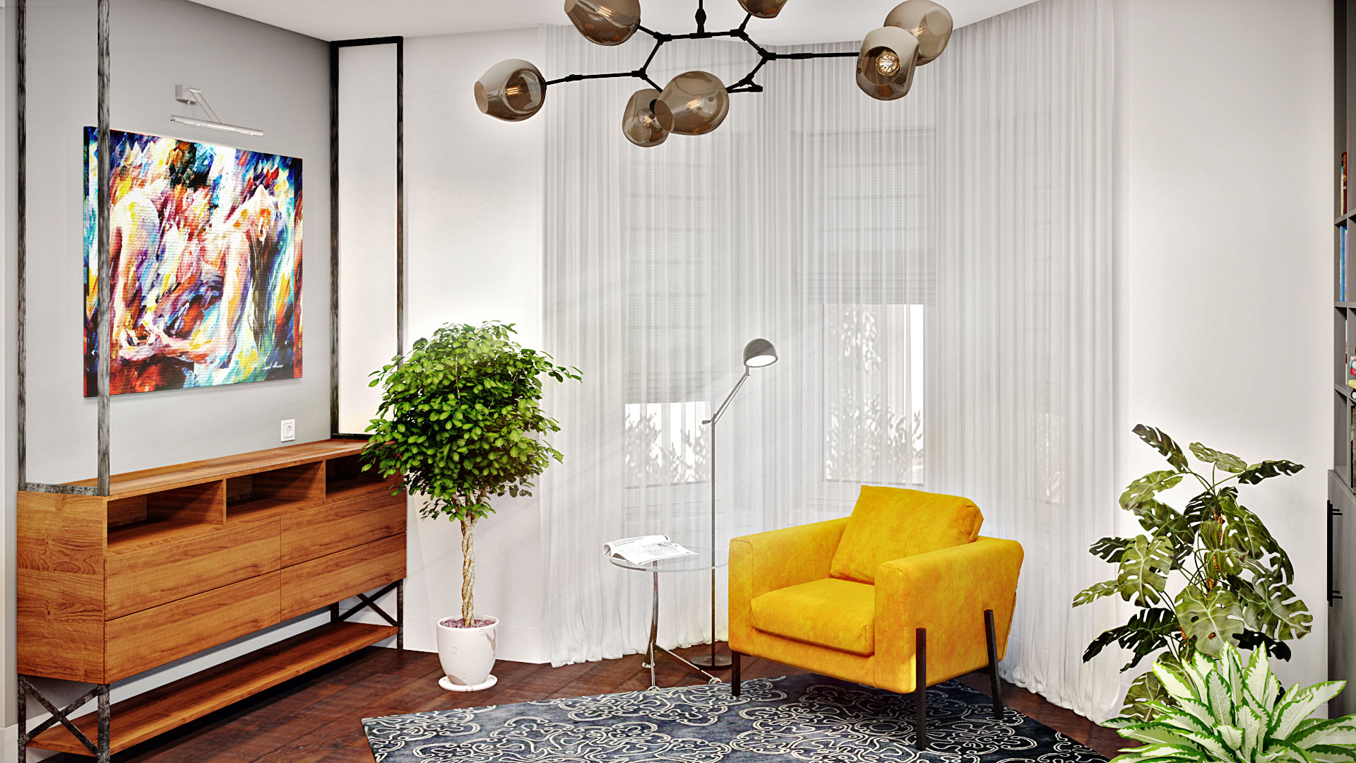 Дизайн проект в сучасному стилі м. Чернігів (117 кв. м), Artlike Artlike Modern living room