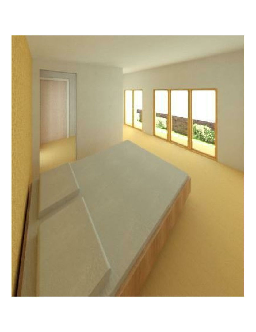 Diseño y presupuesto casa La herradura - Coquimbo 96 m2, Constructora Alonso Spa Constructora Alonso Spa Mediterranean style bedroom