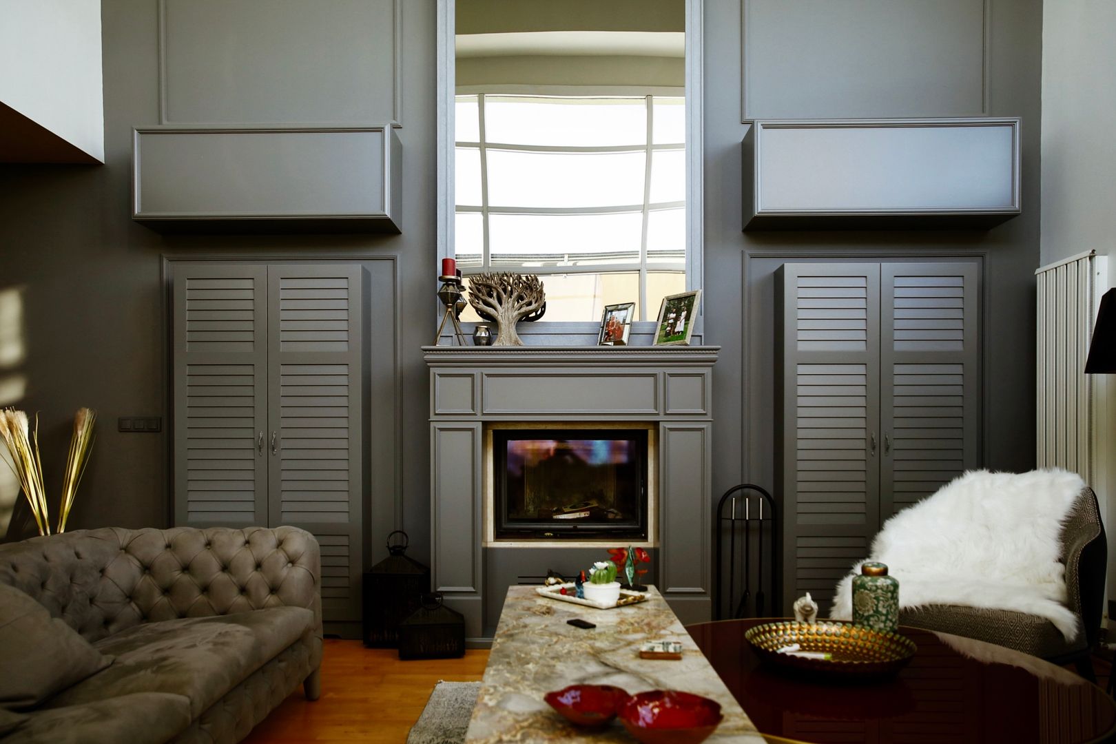 ÖMERLİ VİLLA PROJESİ, gaedesign gaedesign Modern living room Wood Wood effect