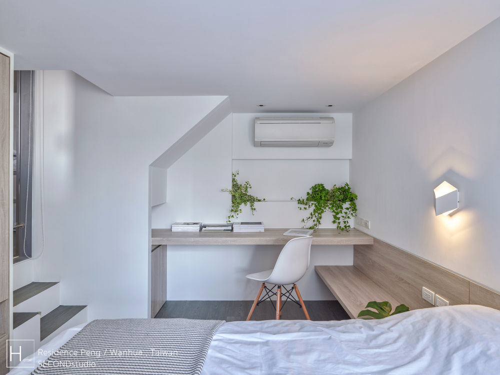 一樓臥房內部空間 SECONDstudio Small bedroom