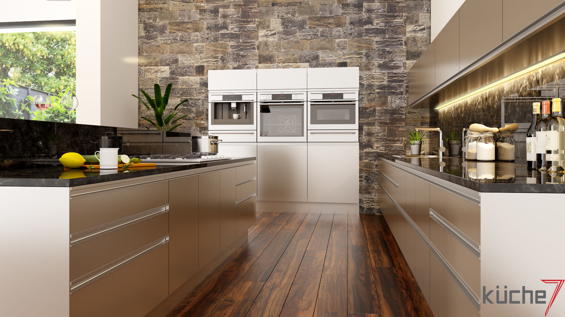 Luxury kitchens that outclasses all other kitchens you've seen, Küche7 Küche7 مطبخ ذو قطع مدمجة