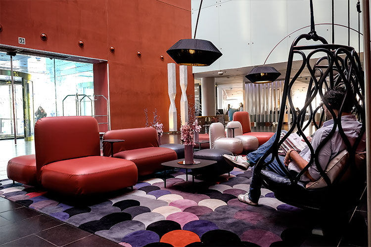 Restyling del lobby del Hotel W de Barcelona, Cubiñá, muebles de diseño en Barcelona Cubiñá, muebles de diseño en Barcelona Commercial spaces Hotels