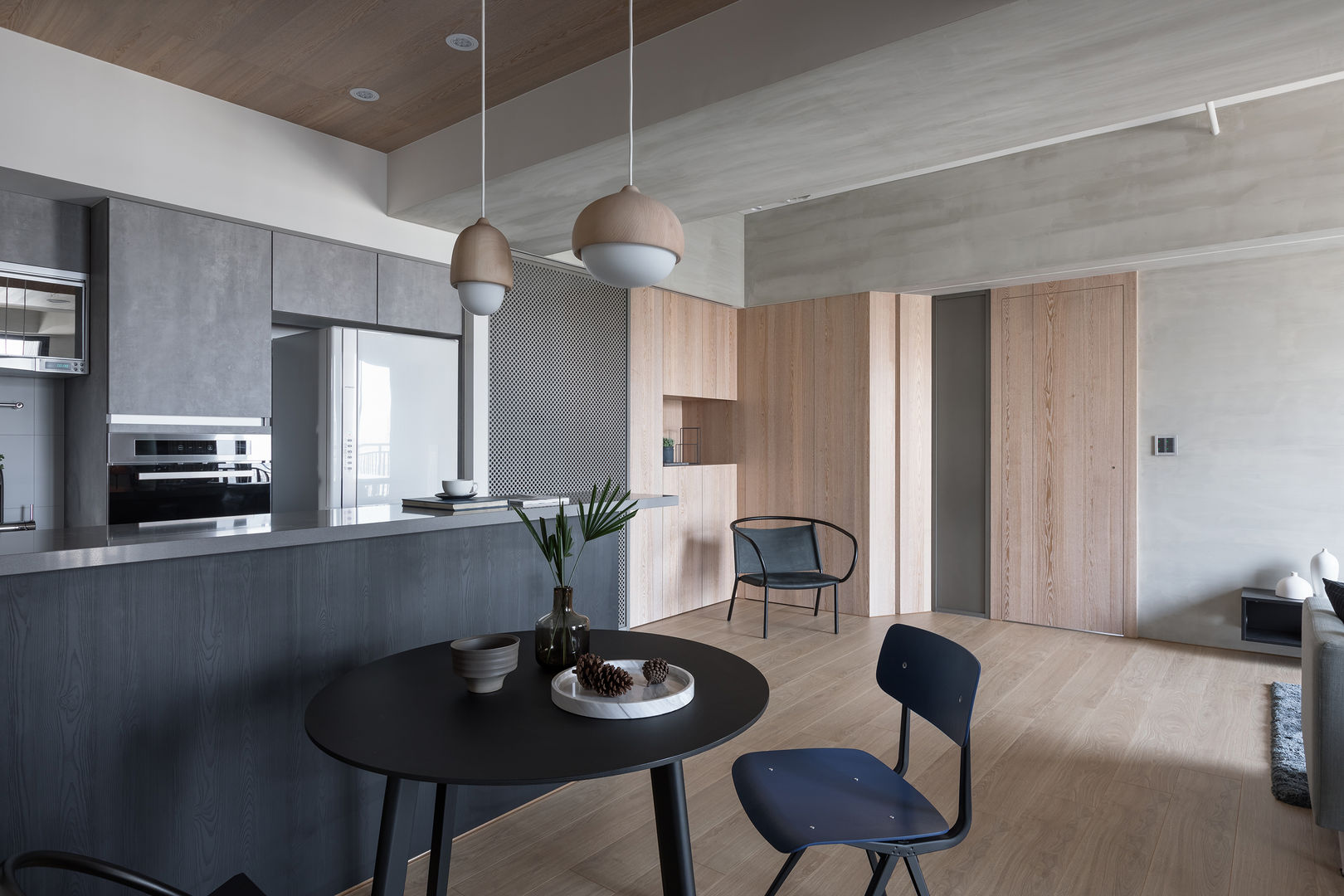 H°, 寓子設計 寓子設計 Scandinavian style dining room