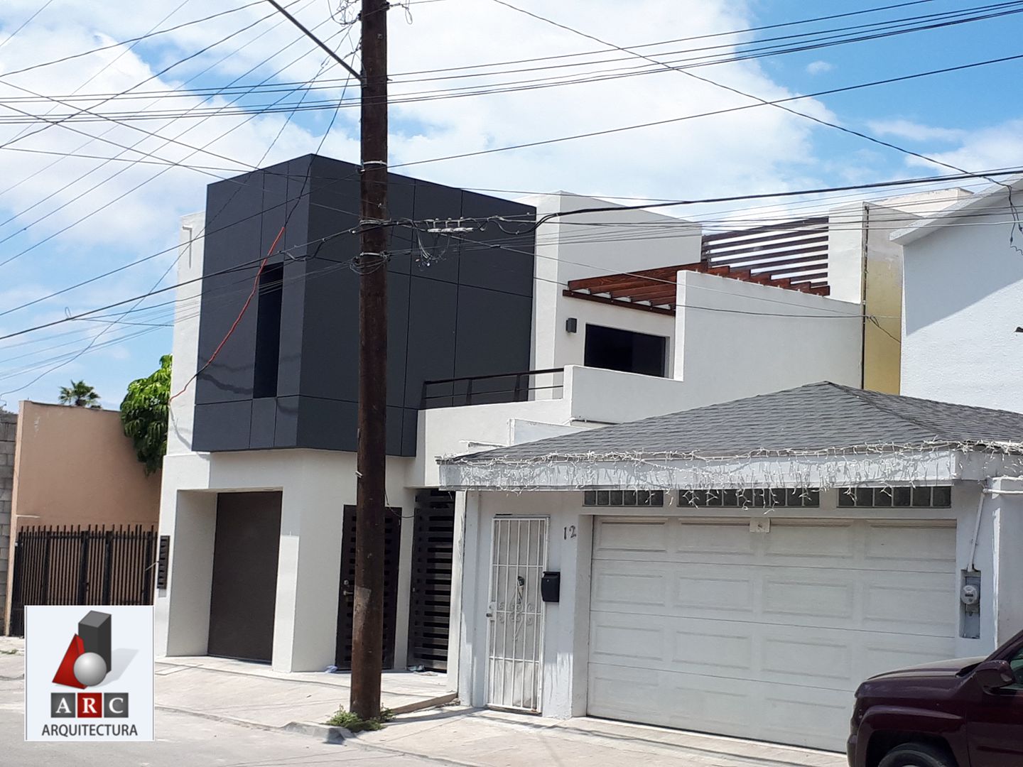 Ampliacion de casa habitacion, ARC ARQUITECTURA ARC ARQUITECTURA 一戸建て住宅 鉄筋コンクリート