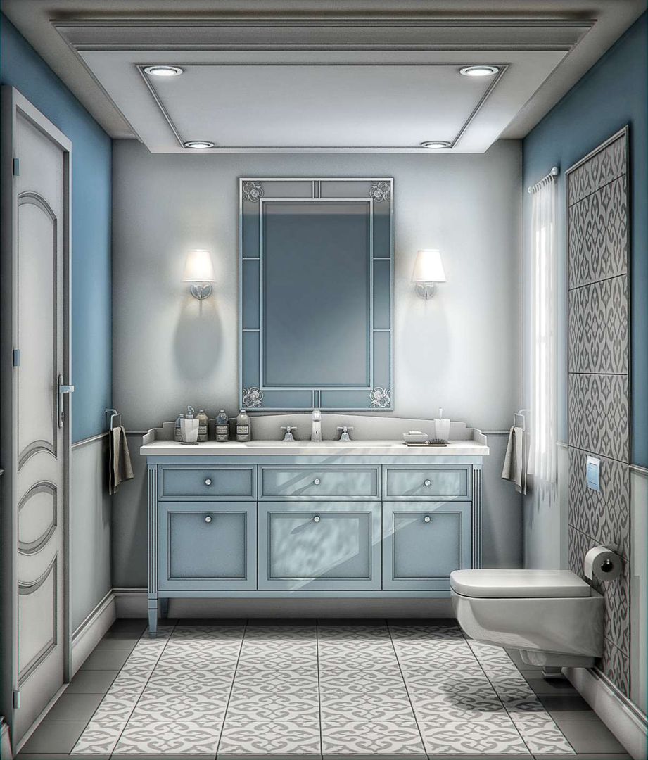 Yunus Emre | Interior Design, VERO CONCEPT MİMARLIK VERO CONCEPT MİMARLIK モダンスタイルの お風呂
