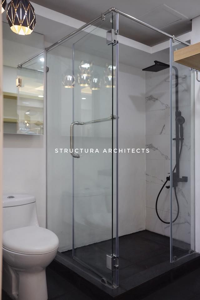 Shower Area Structura Architects Modern bathroom Bathtubs & showers