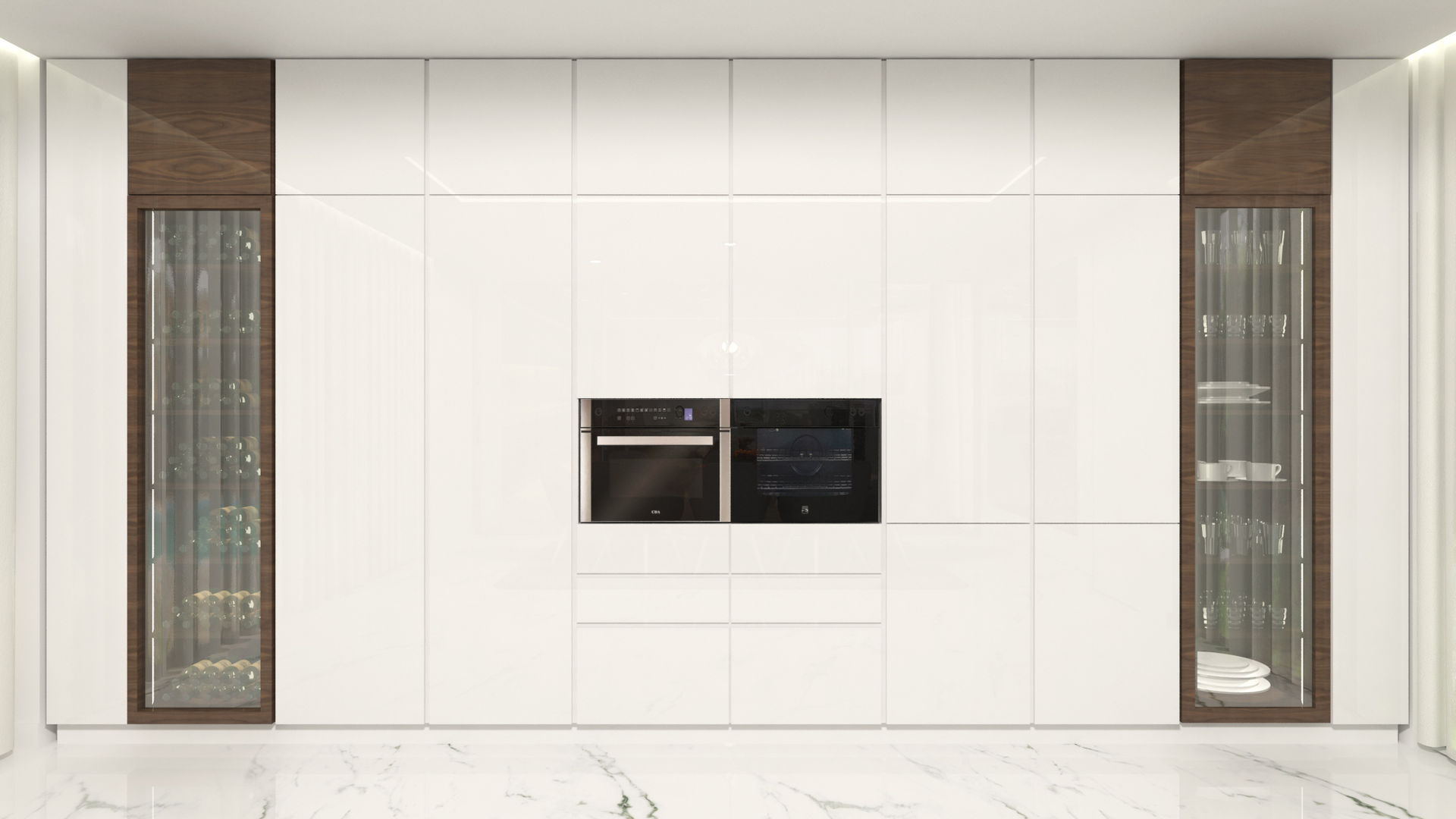 Projecto 3D Cozinha - Moradia - Porto, Alpha Details Alpha Details Modern style kitchen