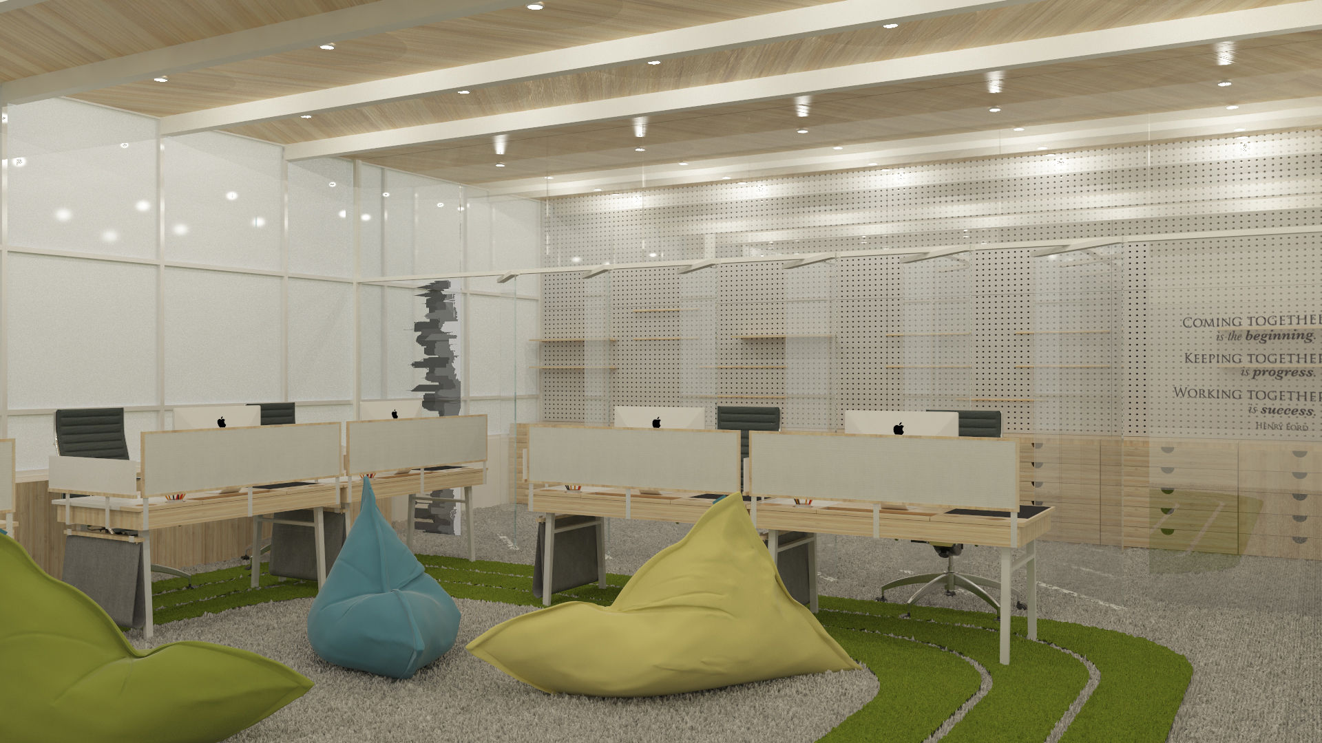 KM Designer Office, TIES Design & Build TIES Design & Build Estudios y despachos de estilo minimalista